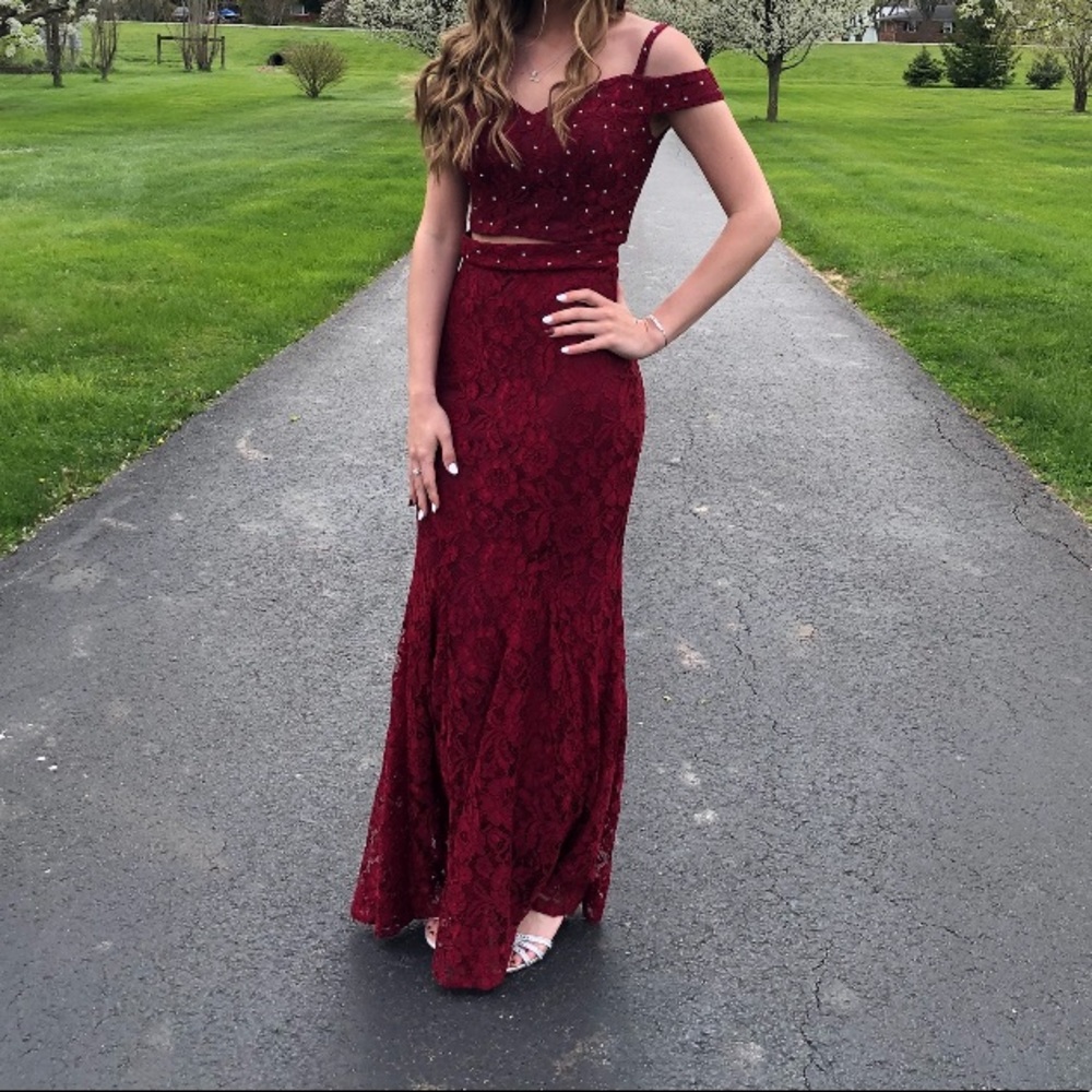 Two Piece Prom Dress
